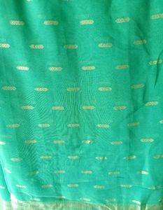 Elegant Teal Saree