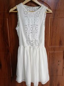 Zara Crochet Mini Dress