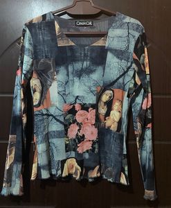 Mesh Y2k Top