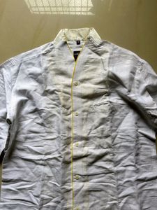 Combo Blue, White Shirt and Kurta For Men