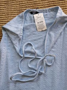 Light Blue Halter Dress