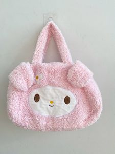 Cute Pink Plush Bag