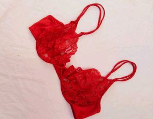 Red Lace Bra