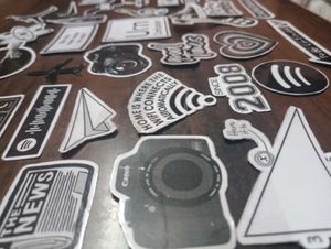 42 Aesthetic Design Laminated Stickers