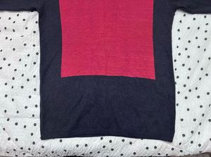 Color Block Long Sleeve Sweater