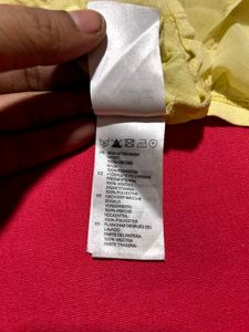 H&amp;M Yellow Tank Top with Pocket