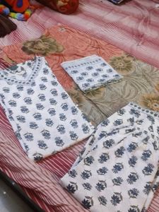 Floral Print Afghani Suit Set