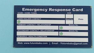Emergency Response Card
