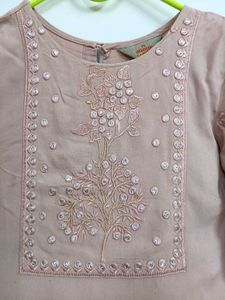 Kurti with mirror work