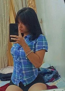 Blue Plaid Button-Up Top