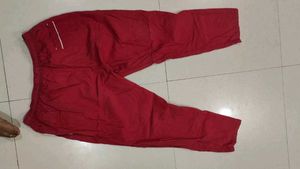 Red Casual Pants