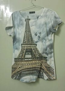White Graphic Tee