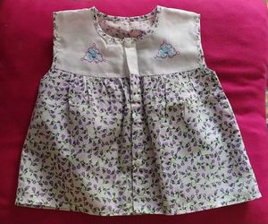 Vintage Style Floral Baby Dress