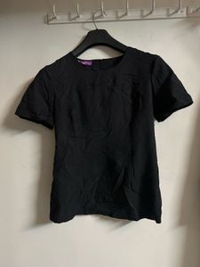 Classic Black Short Sleeve Top