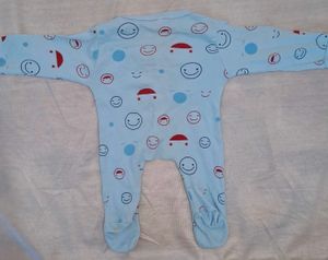 Cute Baby Blue Onesie, Quantity:2
