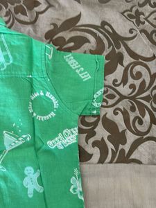 Lacoste Green Patterned Shirt