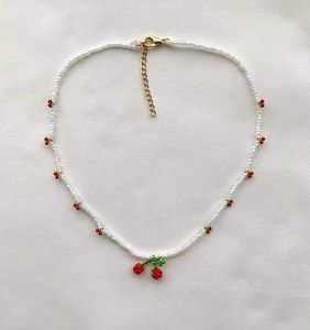 Aesthetic Cherry Necklace 🍒