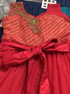 Beautiful Princess Gown With One ☝️ Dupatta