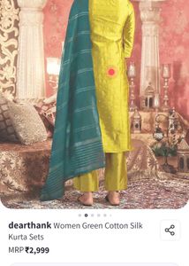 Elegant Green Kurta Set