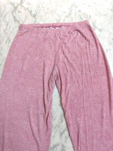 Pink Printed Pyjama Bottoms