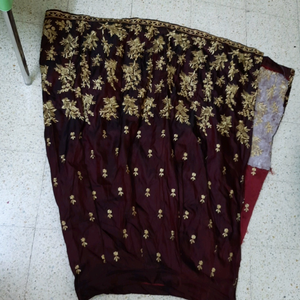 Unstitched Lehenga - Full embroidery