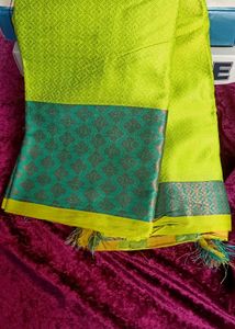 Green Banarasi Saree