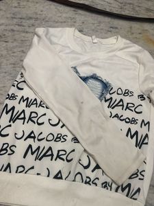 Marc Jacobs Denim Heart Sweatshirt