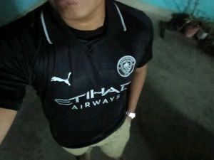 Manchester City black retro Jersey