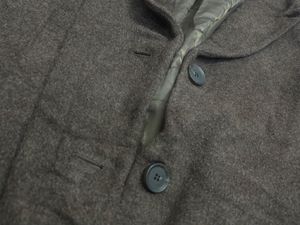 Brown Wool Blend Coat
