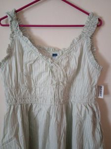 Striped Ruffle Dress