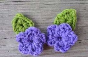 Crochet Flower Appliques
