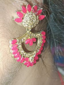 New Red Earing