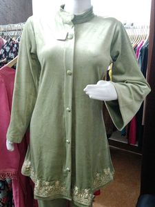 Party Wear Elegant Velvet Coord Set