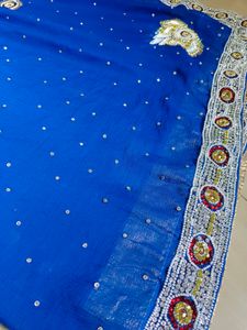 Blue Chiffon Dupatta 😍💙