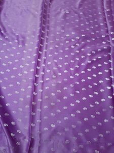 purple silk saree