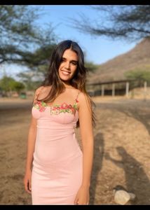 Savanna Beautiful Pink Floral Dress