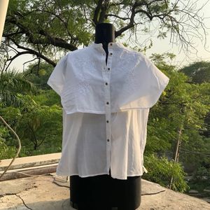 Square Cape Gold Buttoned Shirt