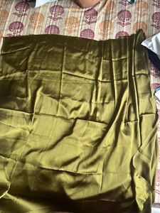Satin Olive Green Cloth Pice