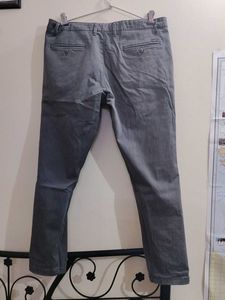 Gray Casual Pants