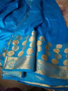 Elegant Blue Saree
