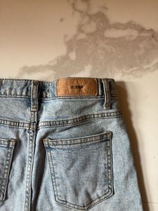 Distressed Denim Shorts