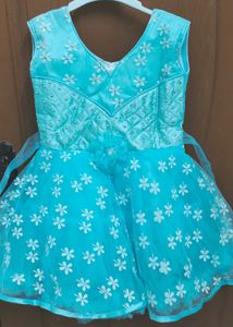 Baby Girl Blue Frock