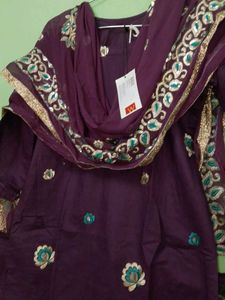 Elegant Purple Salwar Suit💜 New