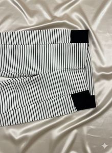 Striped Black &amp; White Pants