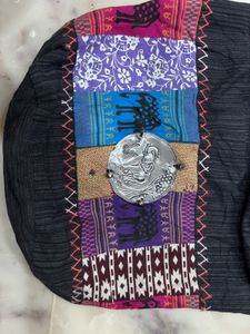 Elephant Patchwork Shoulder Bag