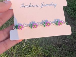 Flower Beaded Bracelets