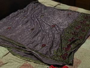 Embroidered Floral Saree