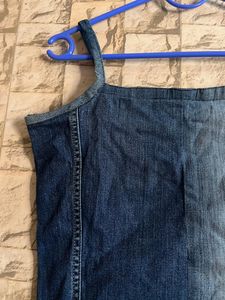 Denim Crop Top