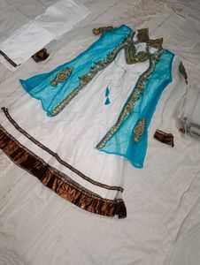 Elegant Embroidered Anarkali Suit