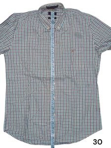 GANT Style Men’s Checkered Cotton Shirt